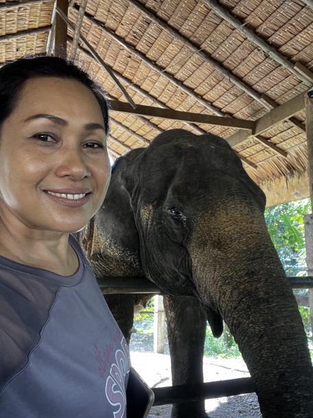 Kang und ein Elefant Kang und ein Elefant